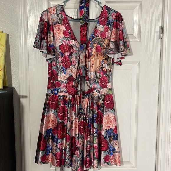 Blackmilk Fragrance of violets rio playsuit XL Mucha - Picture 6 of 10